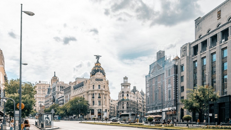 Fotografía de la ciudad de Madrid.