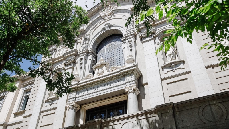 Fachada del Tribunal Supremo, a 20 de junio de 2022, en Madrid (España).