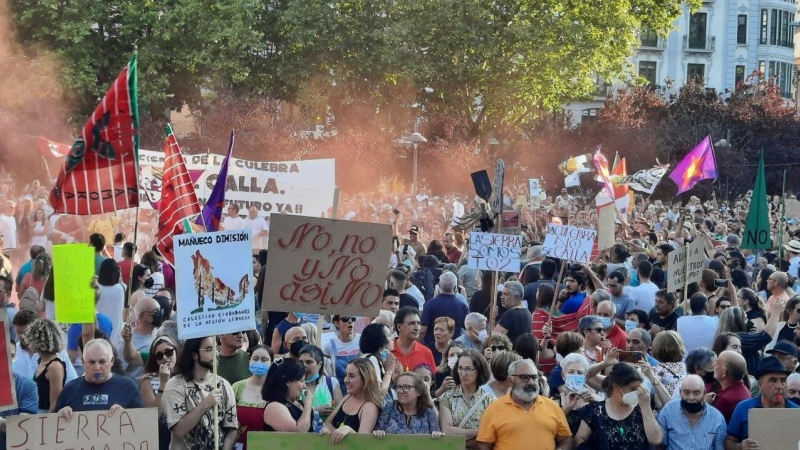 Protestas en Zamora