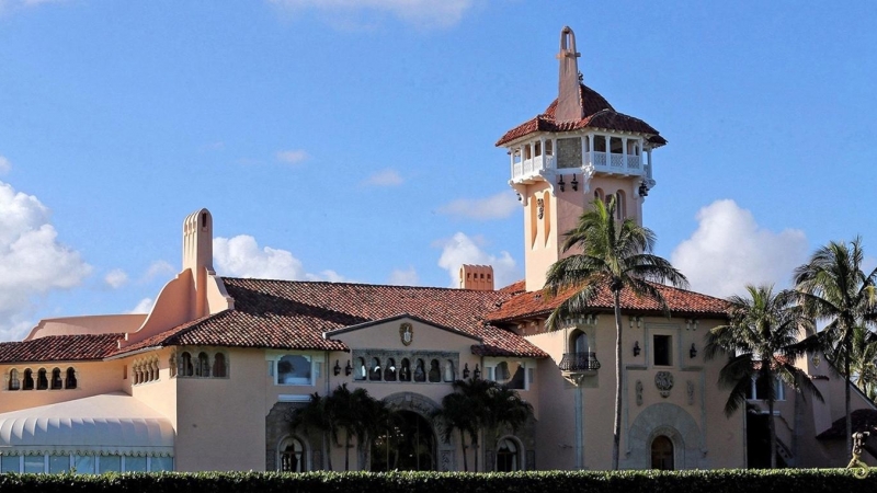 Vistas de la mansión de lujo de Donald Trump en Palm Beach (Florida), a 8 de agosto de 2022.