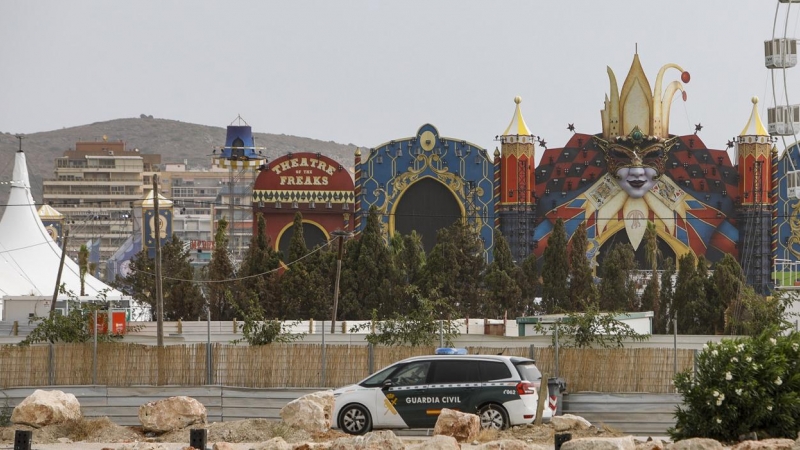 13/08/2022 Imagen tomada desde el exterior del recinto del escenario principal del Festival Medusa de Cullera, a 13 de agosto de 2022, en País Valencià.