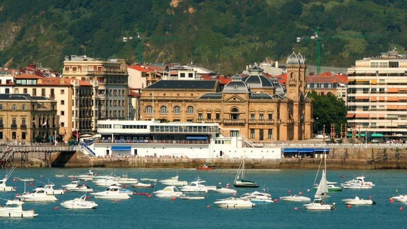 Fotografía de la ciudad de San Sebastián (Donosti).