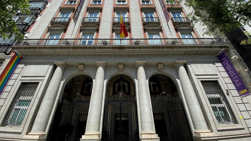 Edificio de la sede del Ministerio de Igualdad, en la madrileña calle Alcalá. E.P./Eduardo Parra