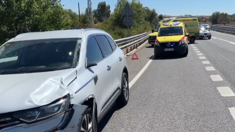 22/08/2022 Captura del siniestro en San Fernando de Henares, a 22 de agosto de 2022.