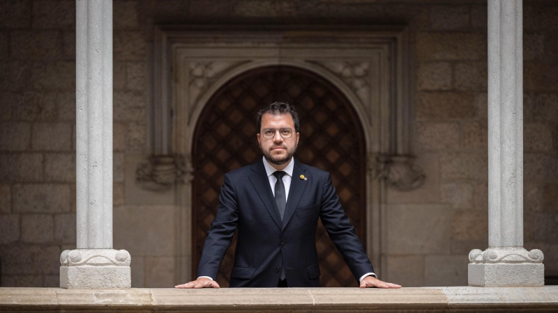 19/08/2022 - Pere Aragonès al Palau de la Generalitat.