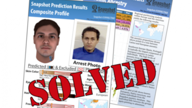 Imágenes de la web de Parabon NanoLabs, una empresa de Virginia (EEUU) que se especializa en construir retratos de criminales a partir de una muestra de su ADN, ya ha ayudado a resolver varias investigaciones forenses