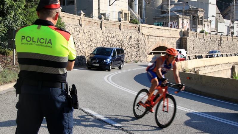 27/08/2022 - Un control dels Mossos aquest dissabte a les costes del Garraf.