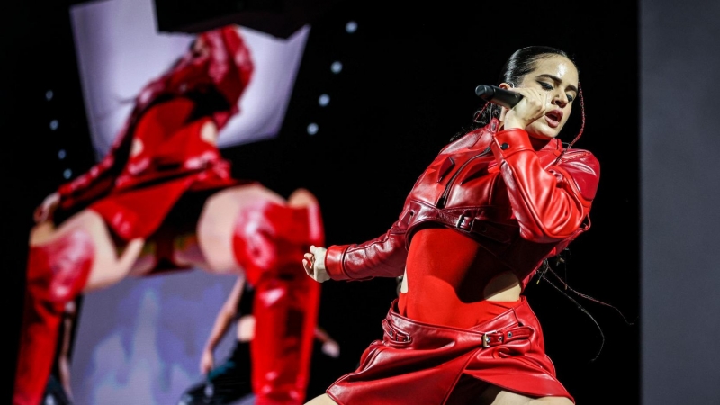 23/07/2022 - Rosalía, en una de les seves actuacions al Palau Sant Jordi.