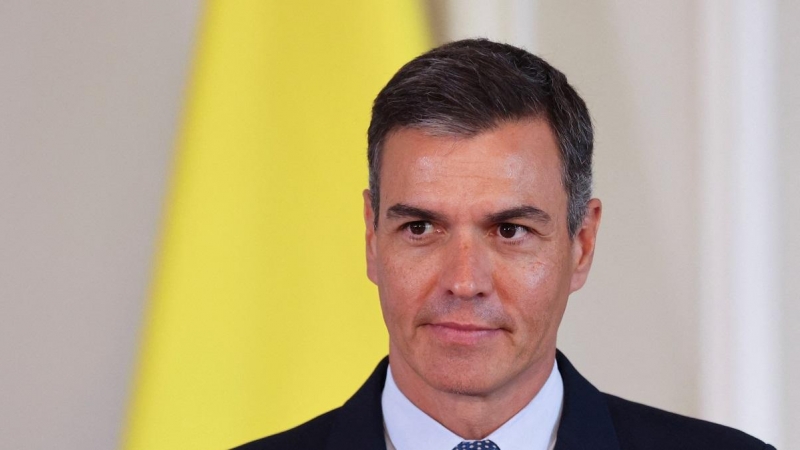 El presidente del Gobierno, Pedro Sánchez, en una imagen de archivo de su visita a Colombia en agosto de 2022.