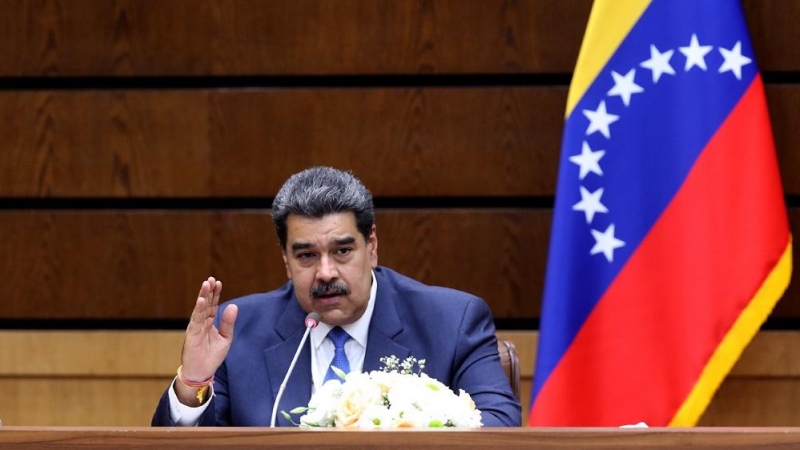 10/09/2022. Nicolás Maduro atiende a la prensa en su visita a Irán, a 11 de junio de 2022.