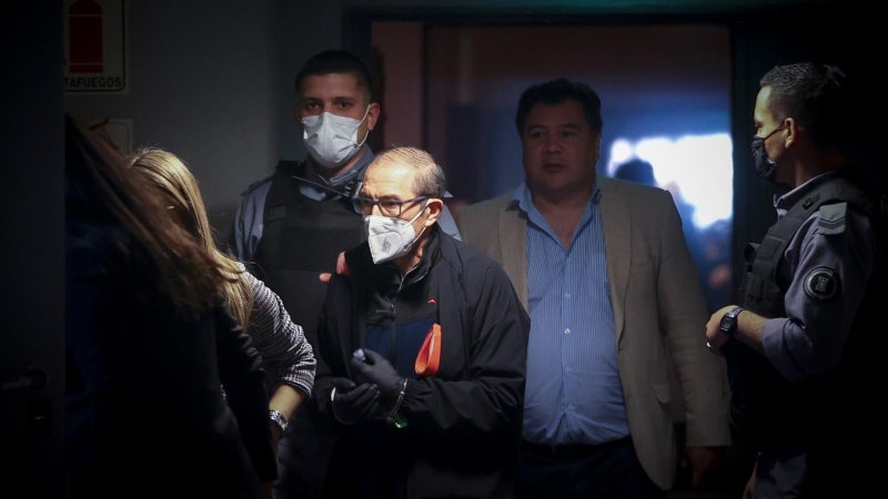 El expolicía Mario Sandoval, es trasladadoa los tribunales de Comodoro en Buenos Aires (Argentina), a 14 de septiembre de 2022.
