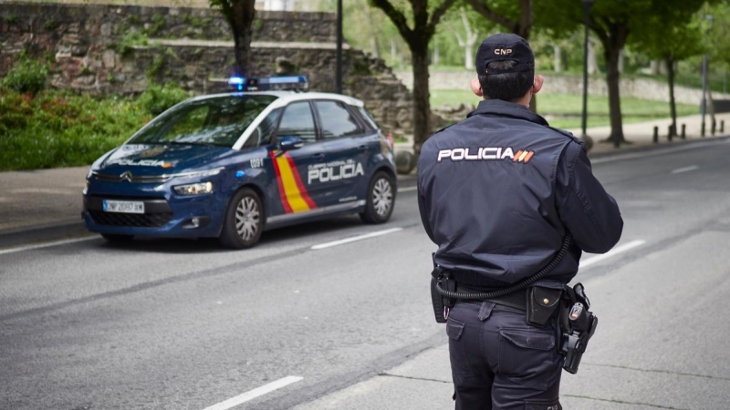 Un agente de la Policía Nacional en una fotografía de archivo.