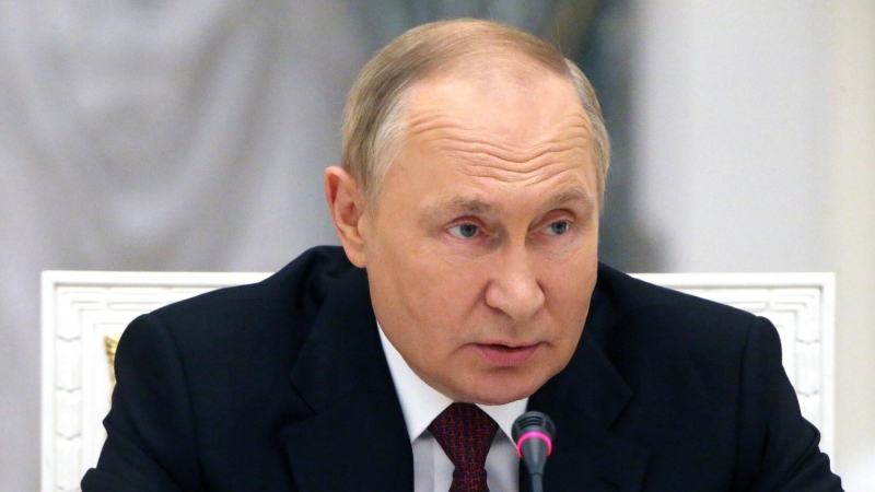 El presidente de Rusia, Vladimir Putin, en una reunión en Moscú, a 20 de septiembre de 2022.