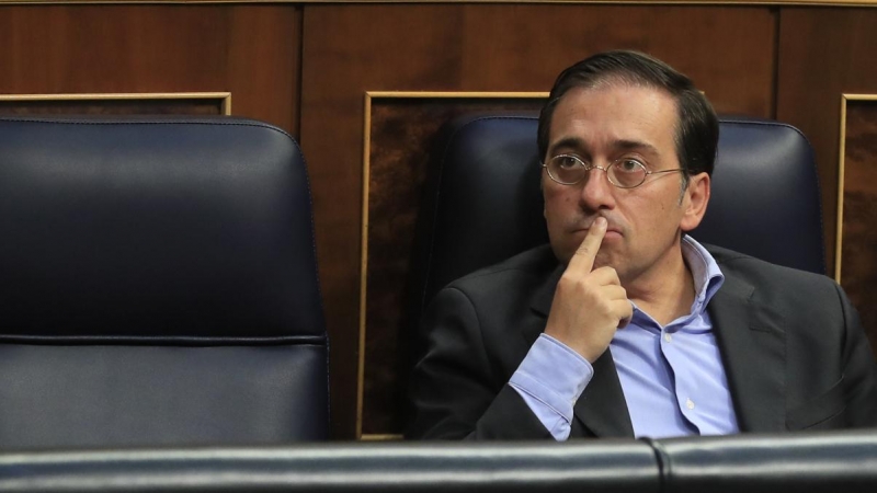 El ministro de Asuntos Exteriores, José Manuel Albares, durante un pleno del Congreso a 15 de septiembre de 2022.