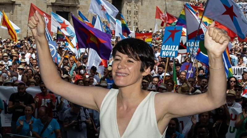 23/8/22 Ana Pontón, en la celebración del Día da Patria Galega el pasado 25 de julio en Santiago.