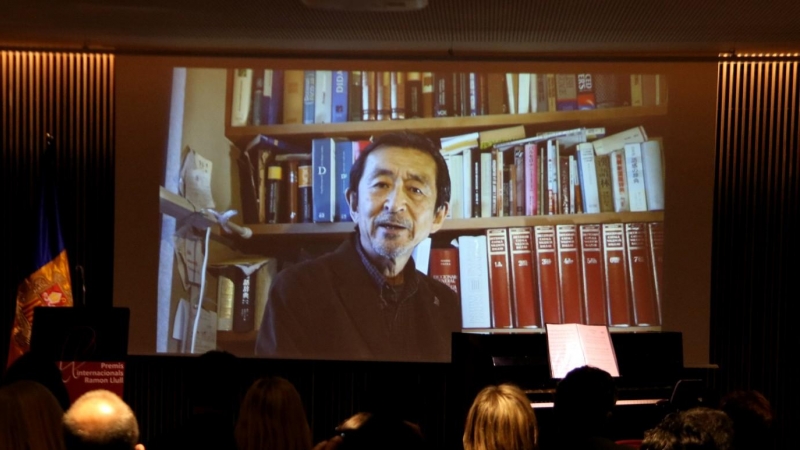 12/2019 - Ko Tazawa parla en un vídeo gravat el 2019 quan li van entregar el premi Ramon Llull.