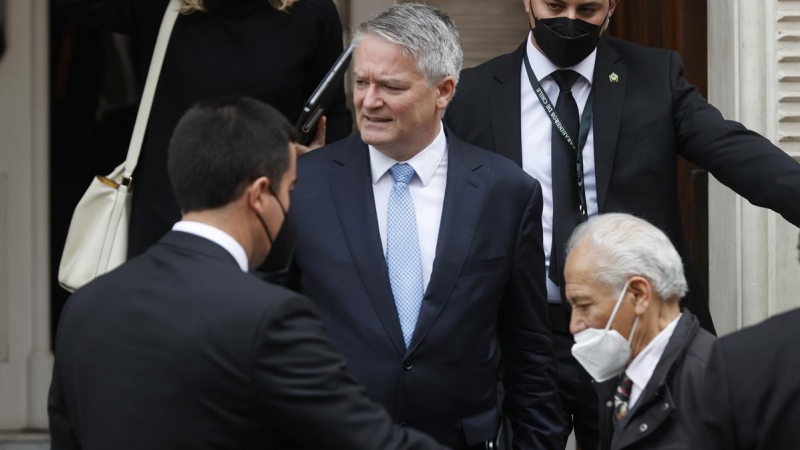 El secretario general de la OCDE, Mathias Cormann, en Santiago (Chile), a 23 de septiembre de 2022.