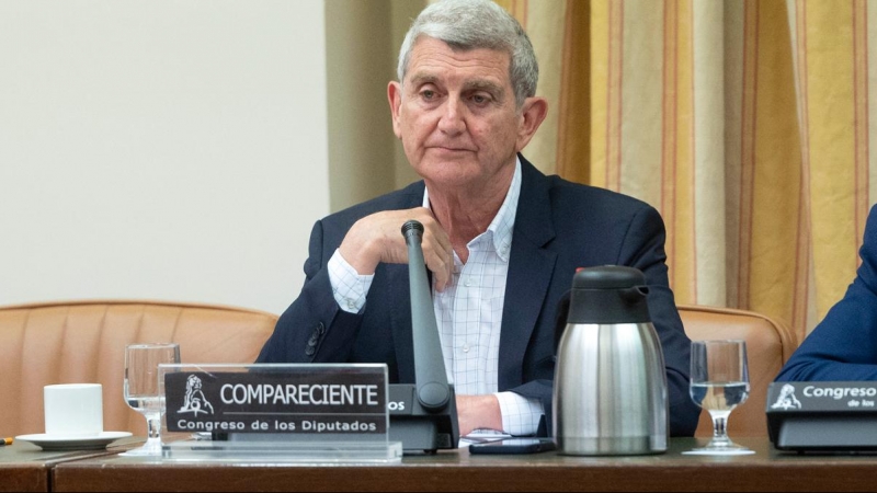 El hasta ahora presidente de la Corporación RTVE, José Manuel Pérez Tornero, comparece en la Comisión Mixta de Control Parlamentario de la Corporación RTVE y sus Sociedades, a 20 de junio de 2022.