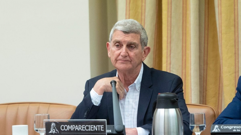 El hasta ahora presidente de la Corporación RTVE, José Manuel Pérez Tornero, comparece en la Comisión Mixta de Control Parlamentario de la Corporación RTVE y sus Sociedades, a 20 de junio de 2022.