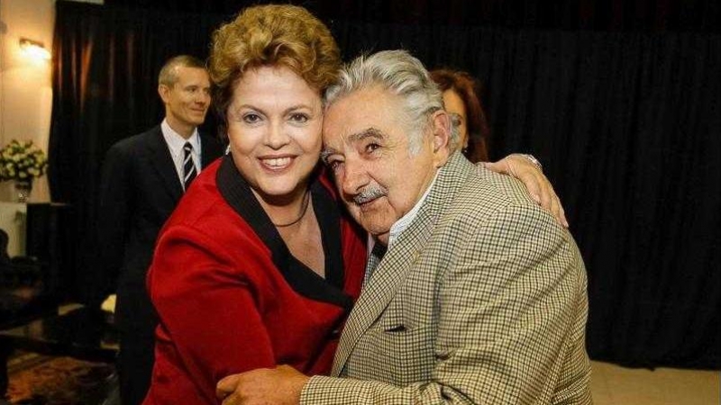 Dilma Rousseff y Pepe Mujica