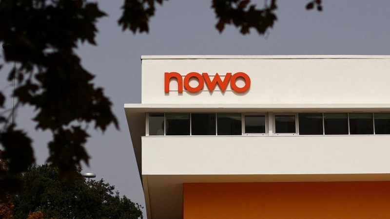El logo del operador de telefonía portugés Nowo en su sede en Lisboa. REUTERS/Pedro Nunes