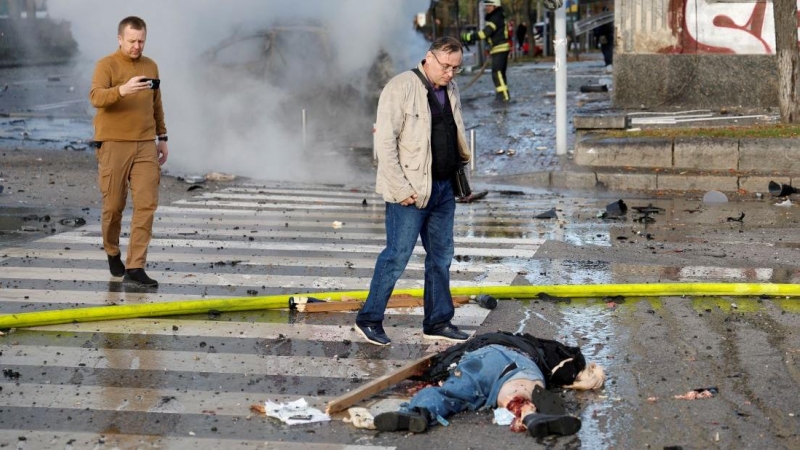 Víctimas en Kiev
