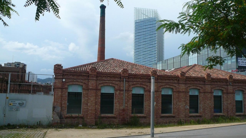 L'antiga fàbrica tèxtil Godó i Trias, a l'Hospitalet.