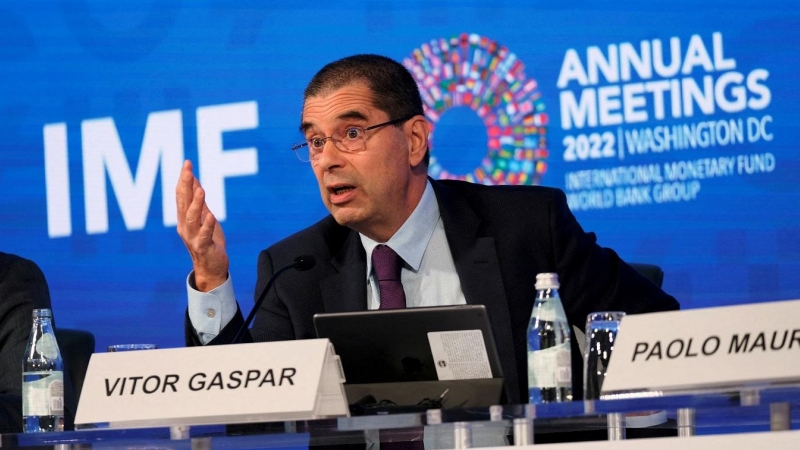 El director del Departamento de Asuntos Fiscales del Fondo Monetario Internacional (FMI), Vitor Gaspar. REUTERS/James Lawler Duggan