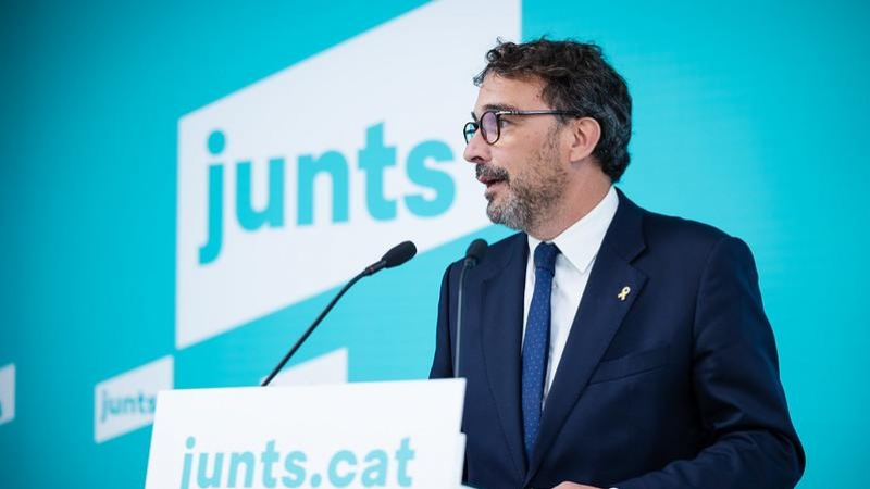 El portaveu de Junts per Catalunya, Josep Rius.