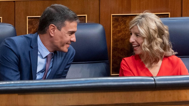 Pedro Sánchez y Yolanda Díaz, en una foto de archivo.