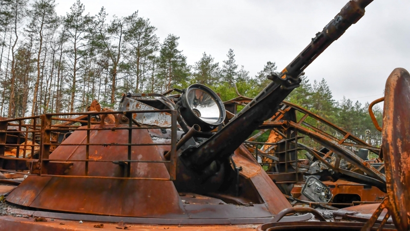 Tanque guerra Rusia-Ucrania