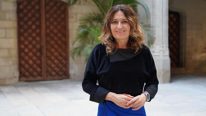 La consellera de la Presidència, Laura Vilagrà, fotografiada al Palau de la Generalitat.