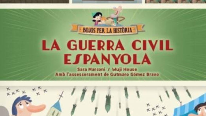 10/2022 - Portada de 'La guerra civil espanyola', llibre per explicar el conflicte a infants.