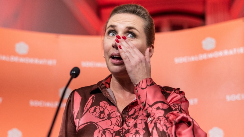 La Primera Ministra de Dinamarca y líder del Partido Socialdemócrata, Mette Frederiksen- 02/11/2022