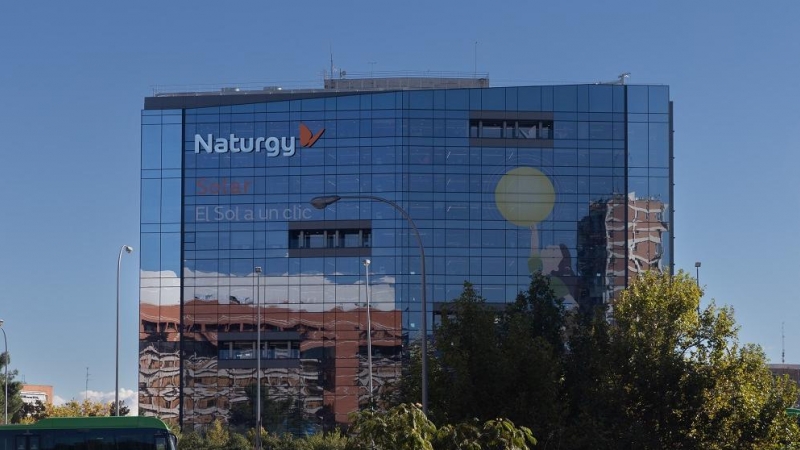 Fachada de las oficinas de Naturgy en Madrid. E.P./Eduardo Parra