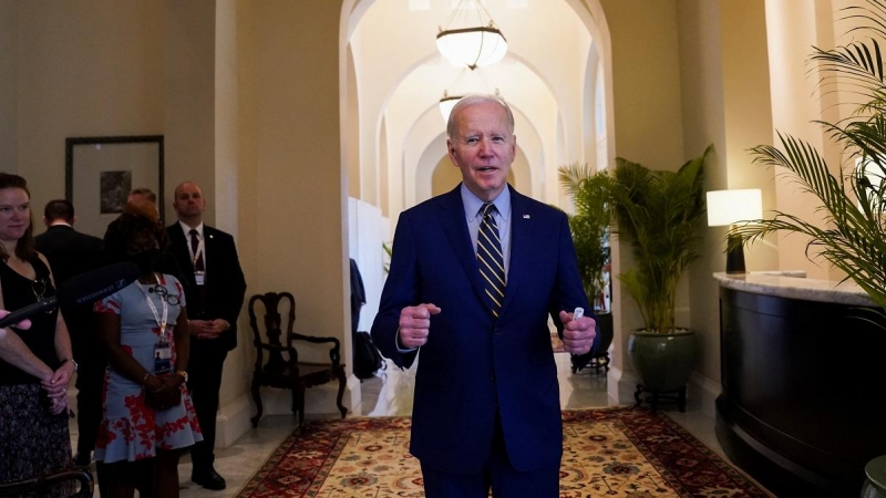 Joe Biden comparece sobre las elecciones en EEUU durante su visita a Phnom Penh (Camboya)