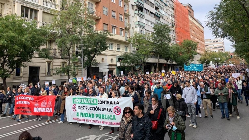 Madrid estalla ante los planes de Ayuso: así se rebelan los madrileños contra el desmantelamiento de la sanidad pública.