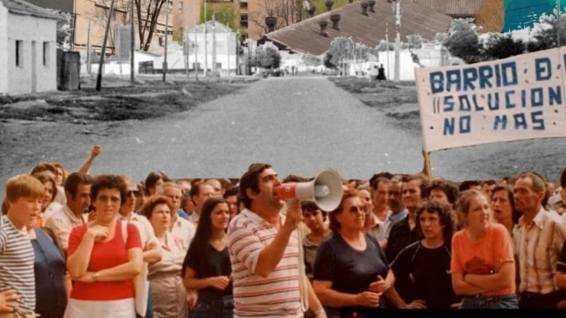 Imagen de archivo de una protesta liderada por Félix López Rey