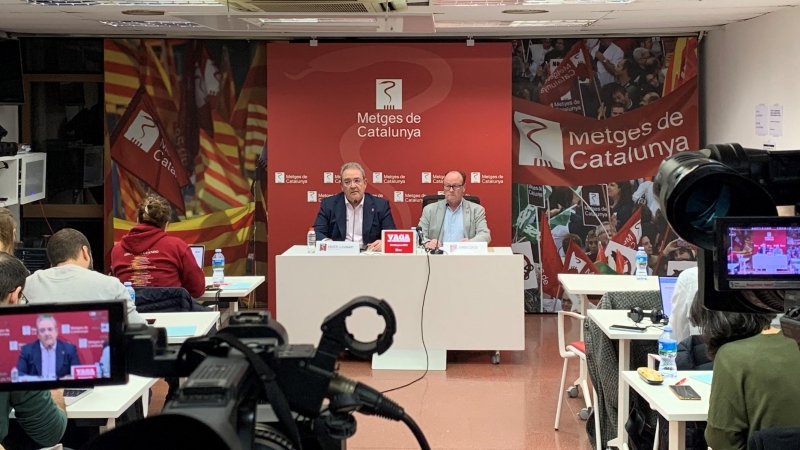 El president de Metges de Catalunya, Xavier Lleonart, anuncia mobilitzacions.