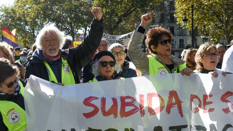 Manifestación de pensionistas