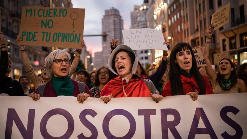 Manifestación en Madrid en defensa del derecho al aborto, a 28 de septiembre de 2022.