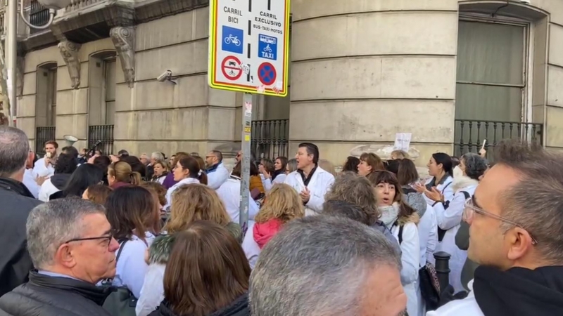 Marcha médica por la Atención Primaria en Madrid.