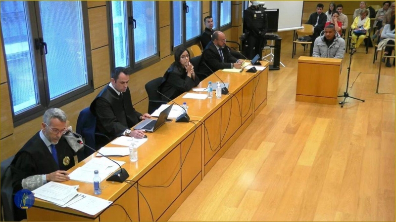 Foto de archivo del juicio contra el acusado de matar a su pareja en Santander.