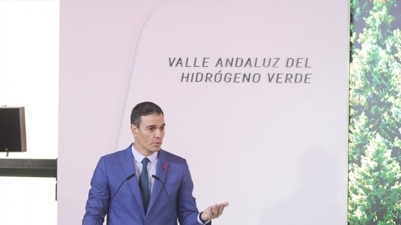 Pedro Sánchez en 'Valle andaluz del Hidrógeno Verde'