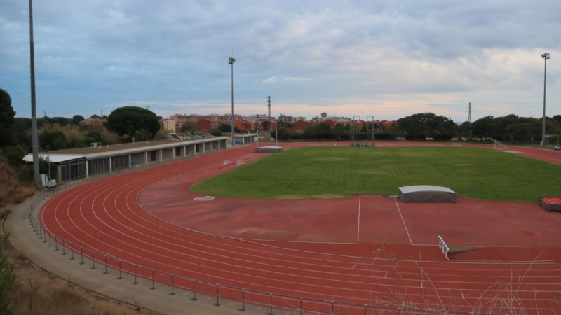 Imatge de la pista d'atletisme de Cambrils.