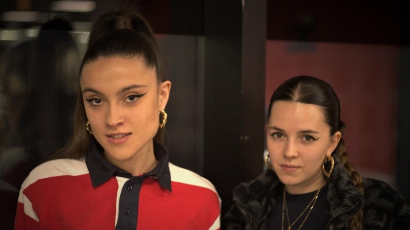 Felinna Vallejo y Laura Bonsai, integrantes de Las Ninyas del Corro.