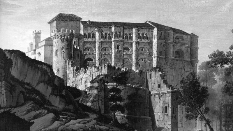Una imagen del castillo de Benavente (Zamora)