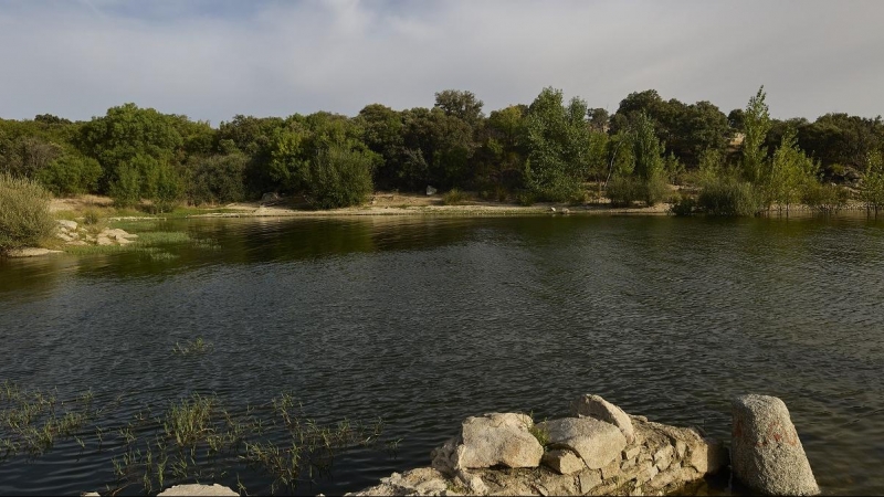 Vista del embalse de Valmayor, en Valdemorillo, Madrid.