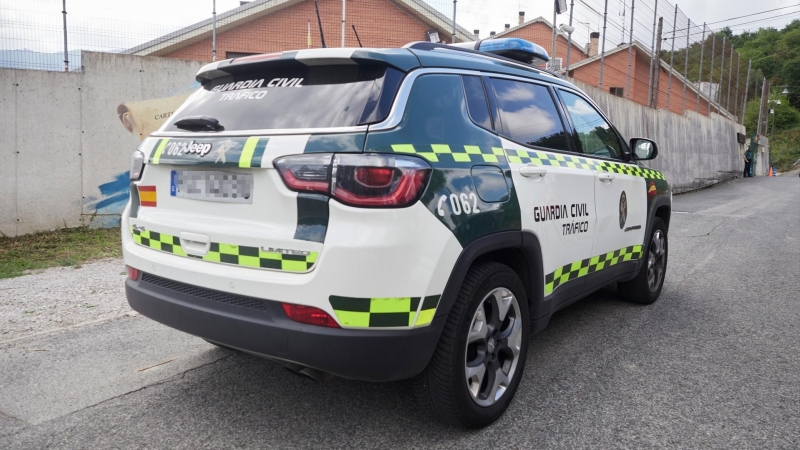 Un coche de la Guardia Civil