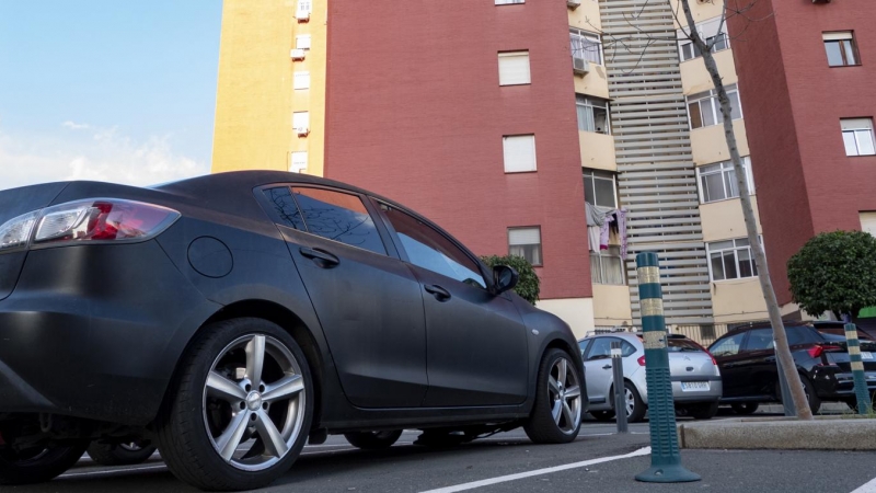 Edificio en la barriada de Montequinto de Dos Hermanas (Sevilla) donde se ha producido la agresión